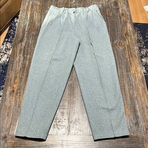 Vintage Missoni Made in Italy Blue Tweed Trousers. Wool Blend